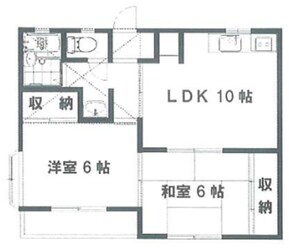 藤沢ドミール21の物件間取画像